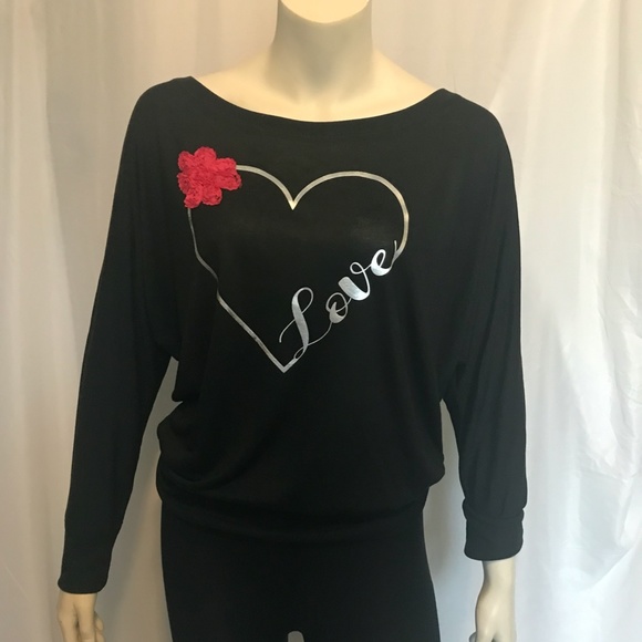 Flowy Long Sleeve Tee HTV/Embellishment NWOT - Picture 4 of 8